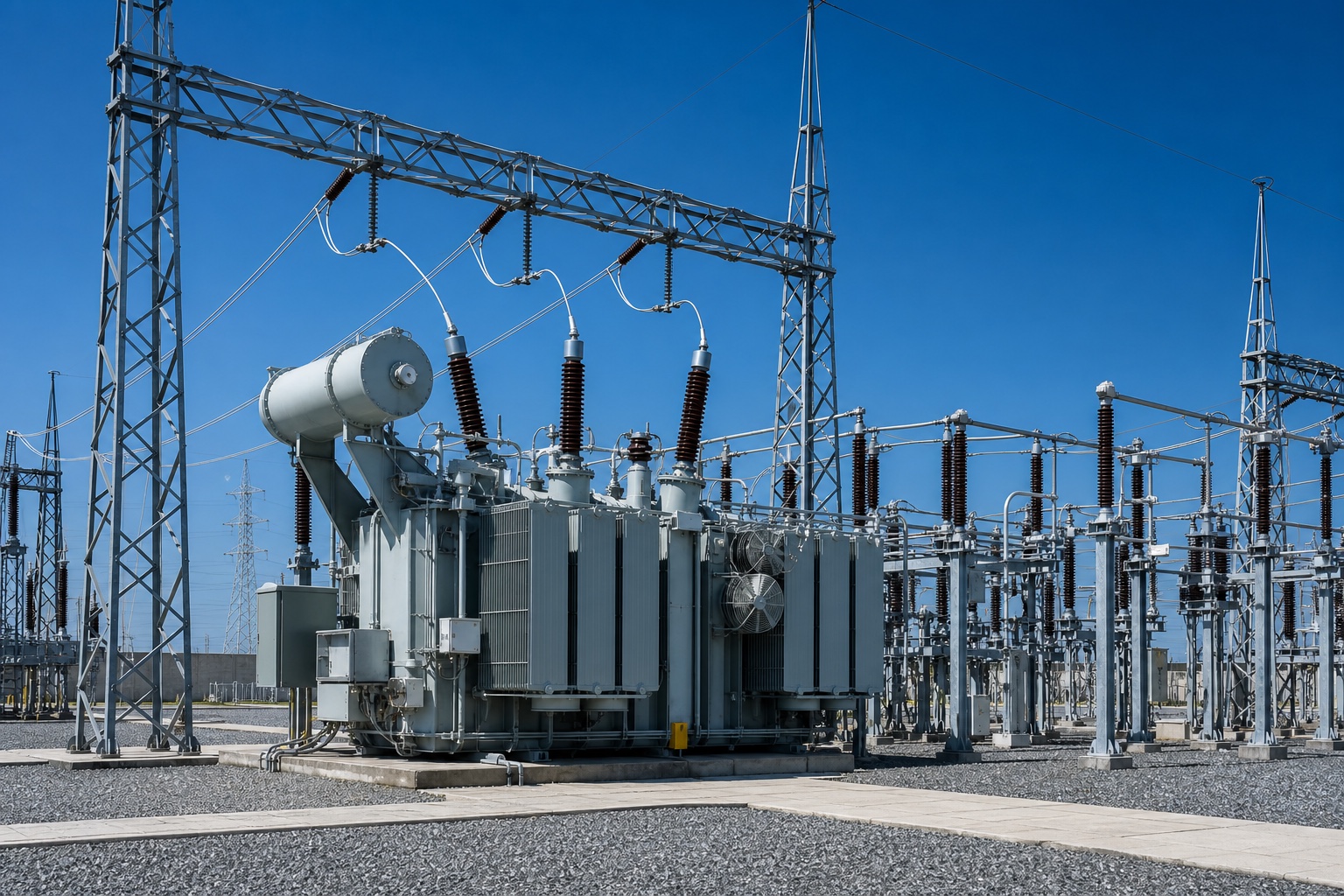 High-voltage substation